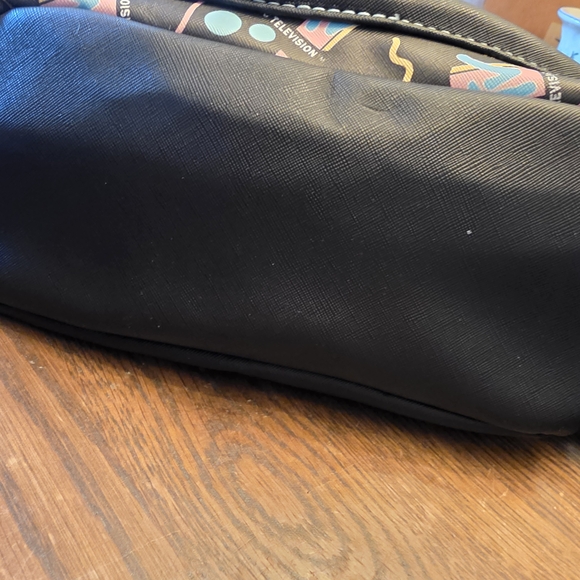 MTV Retro Black and Pink Mini Backpack - Picture 3 of 4